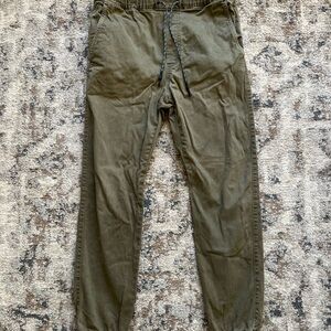 American Eagle Green Khaki Joggers Youth Small